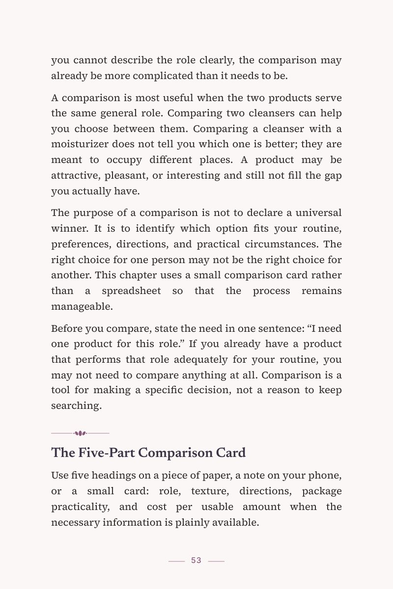 Read the Label, Skip the Hype, page 53